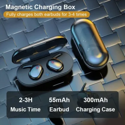Fones Bluetooth 5.0 Sem Fio para Esportes e Jogos - Image 2