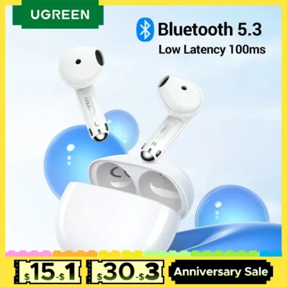 Earbuds UGREEN HiTune H5 TWS com Cancelamento de Ruído - Image 2