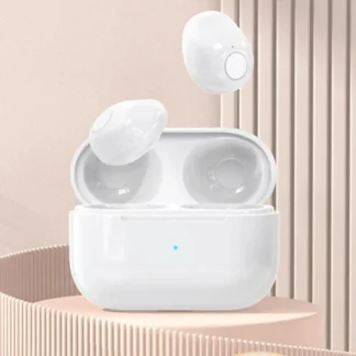 Fones Bluetooth Invisíveis V5.2 com Redução de Ruído