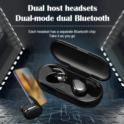 Fones Bluetooth 5.0 Sem Fio para Esportes e Jogos - Image 3