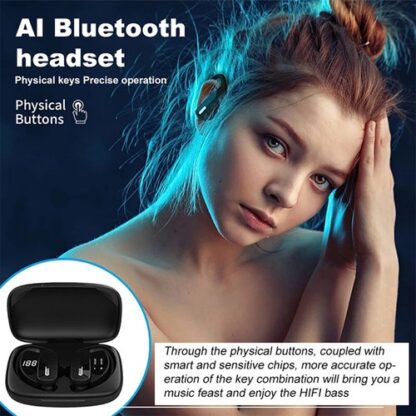 Fones de Ouvido Bluetooth TWS 5.0 com Gancho - Image 5