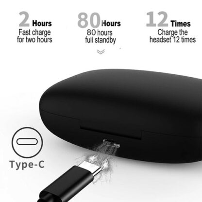 Fones de Ouvido Bluetooth TWS 5.0 com Gancho - Image 8