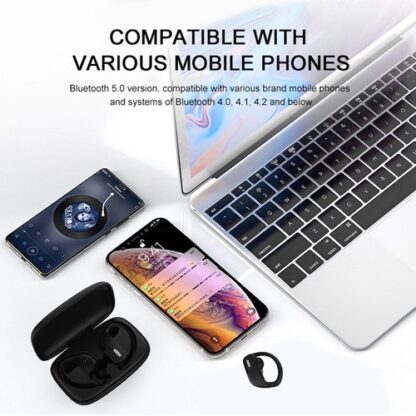 Fones de Ouvido Bluetooth TWS 5.0 com Gancho - Image 10
