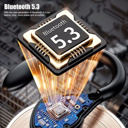Fone de Ouvido TWS Bluetooth 5.3 Conforto Seguro - Image 3