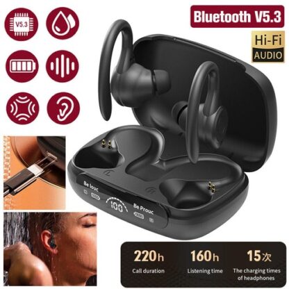 Fone de Ouvido TWS Bluetooth 5.3 com Redução de Ruído - Image 2