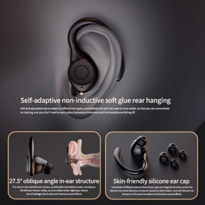 Fone de Ouvido TWS Bluetooth 5.3 Conforto Seguro - Image 5