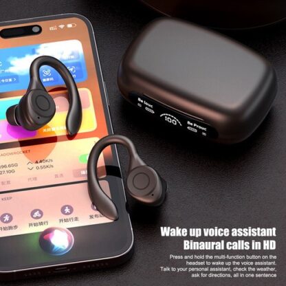 Fone de Ouvido TWS Bluetooth 5.3 Conforto Seguro - Image 9