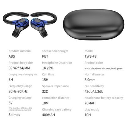 Fones de Ouvido Sem Fio Bluetooth 5.0 Premium - Image 4